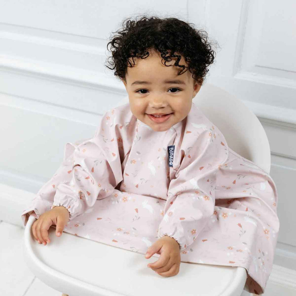 Bibado | Toddler Wearing Botanical Bunnies Coverall | ChocoLoons