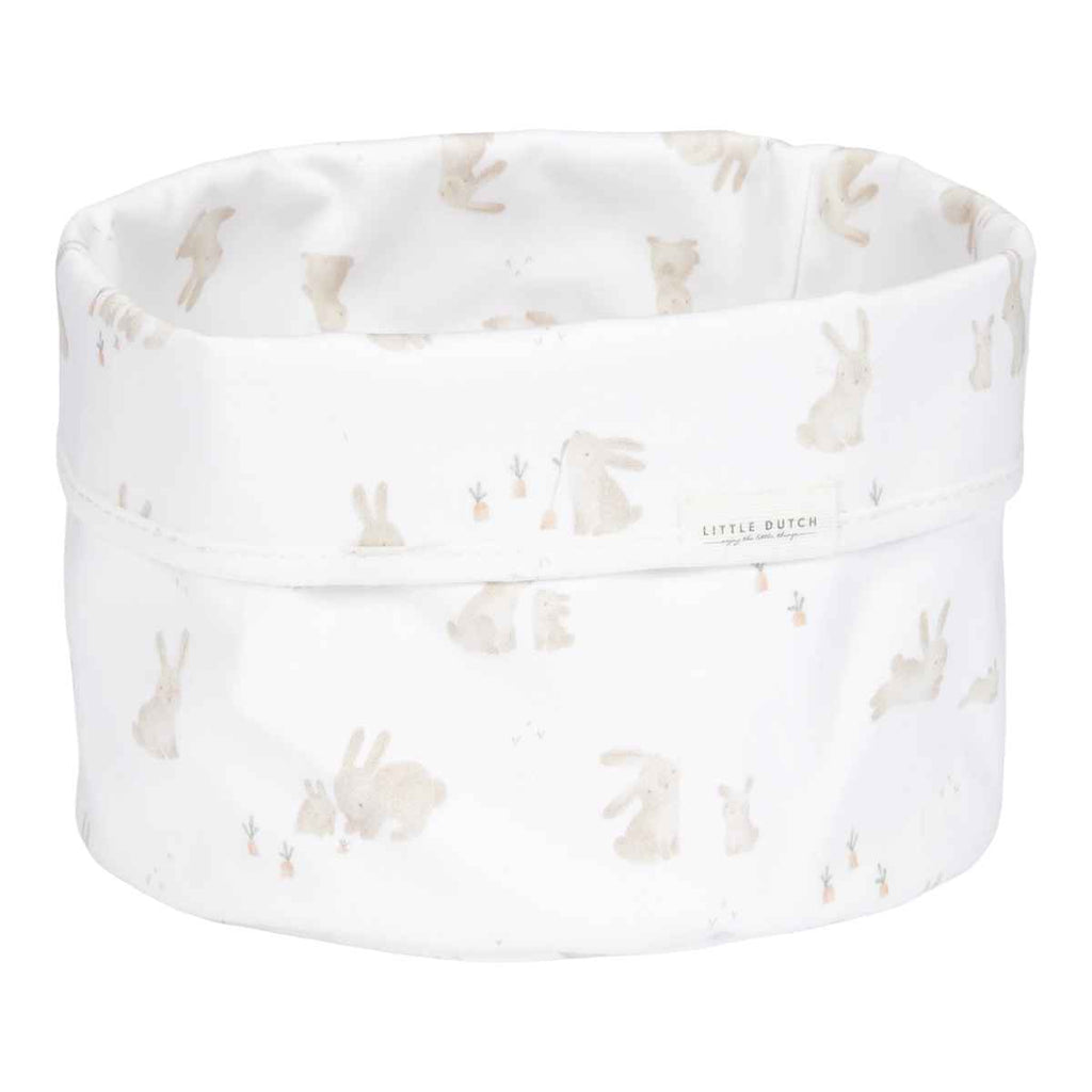 Little Dutch | Textiles Storage Basket | Baby Bunny | ChocoLoons
