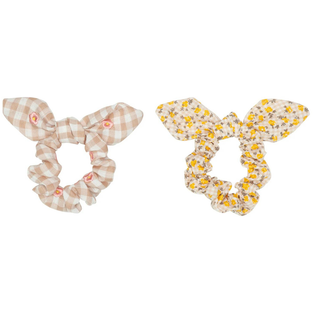 Rockahula | Ditsy Bunny Ear Scrunchies | ChocoLoons