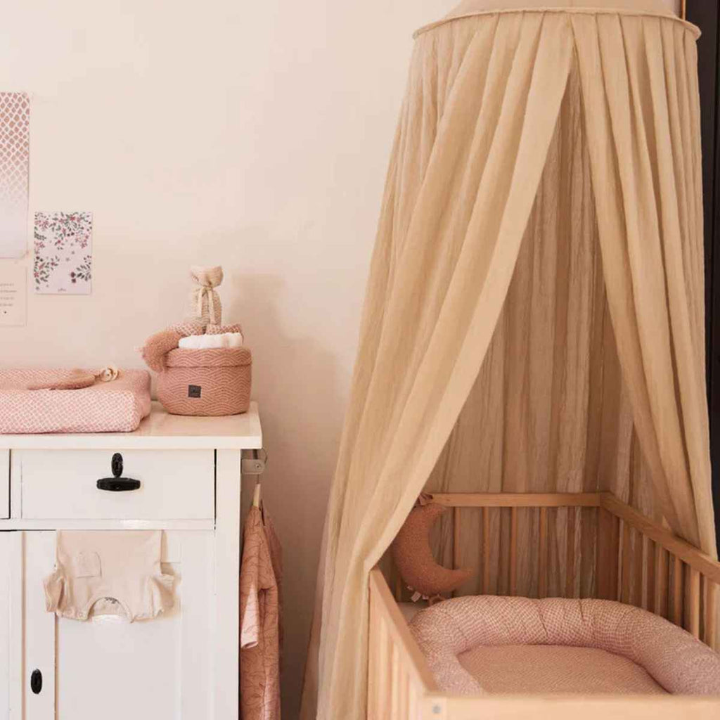 Jollein | Canopy Over Cot | Nougat | ChocoLoons