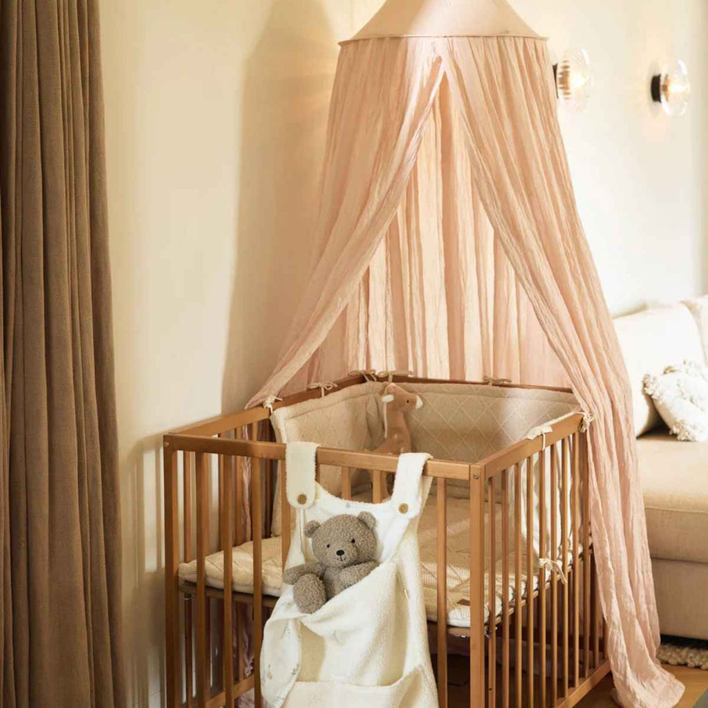 Jollein | Wild Rose Canopy Over Cot | ChocoLoons