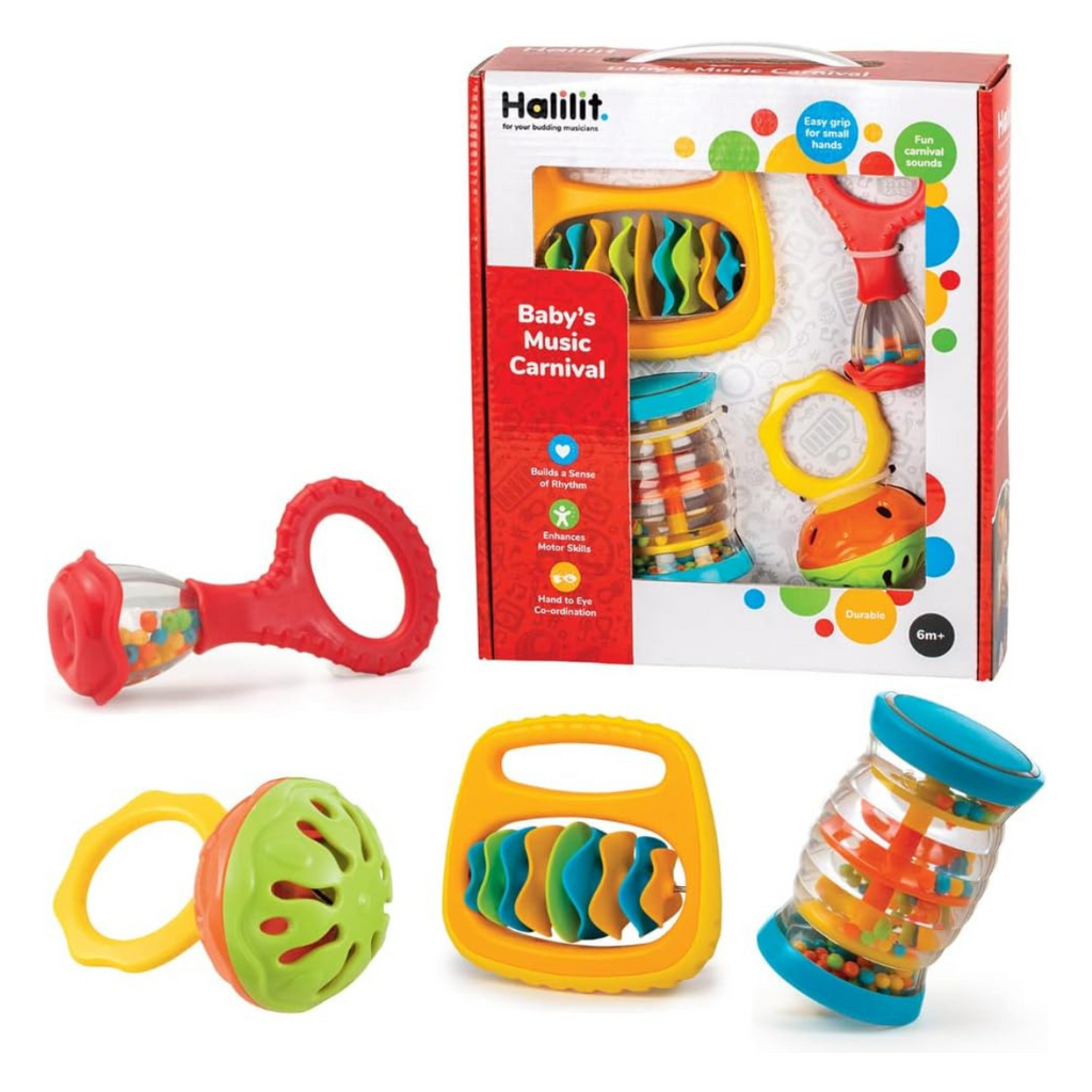 Halilit | Baby's Music Carnival Gift Set | Instrumental Toys | Boxed View | ChocoLoons