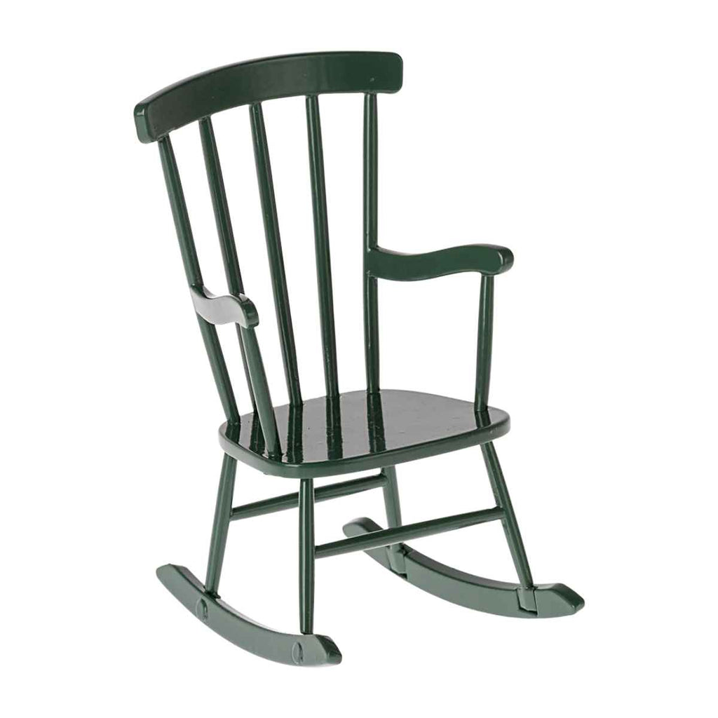 Maileg | Rocking Chair, Mouse | Dark Green | ChocoLoons