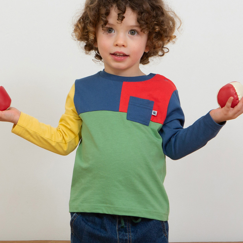 Kite Clothing | Boy Wearing Colour Block  | ChocoLoons-Shirt