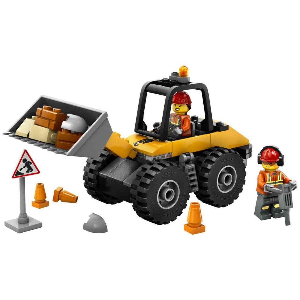 LEGO | City | Yellow Construction Wheel Loader | Out Of Box | ChocoLoons