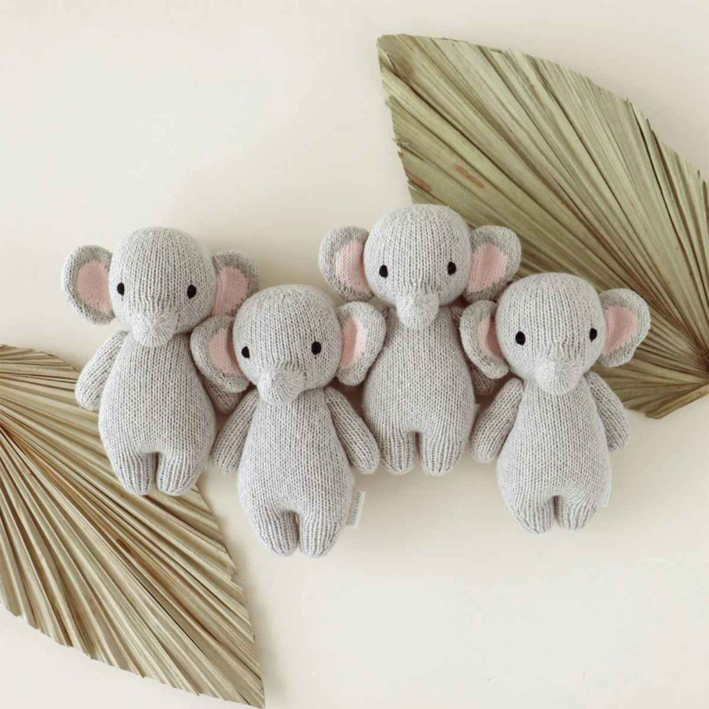 cuddle+kind | Baby Animal Collection | Elephant On Beige Background | ChocoLoons