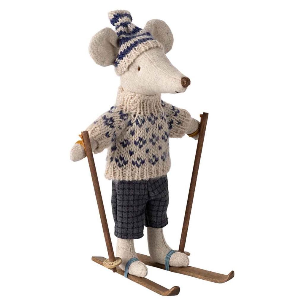 Maileg | Winter Mouse with Ski Set | Dad | ChocoLoons