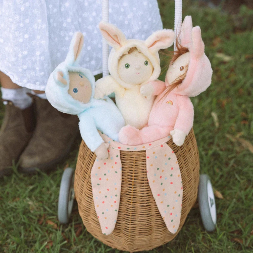 Olli Ella | Dinky Dinkums | Fluffle Family In Basket | ChocoLoons