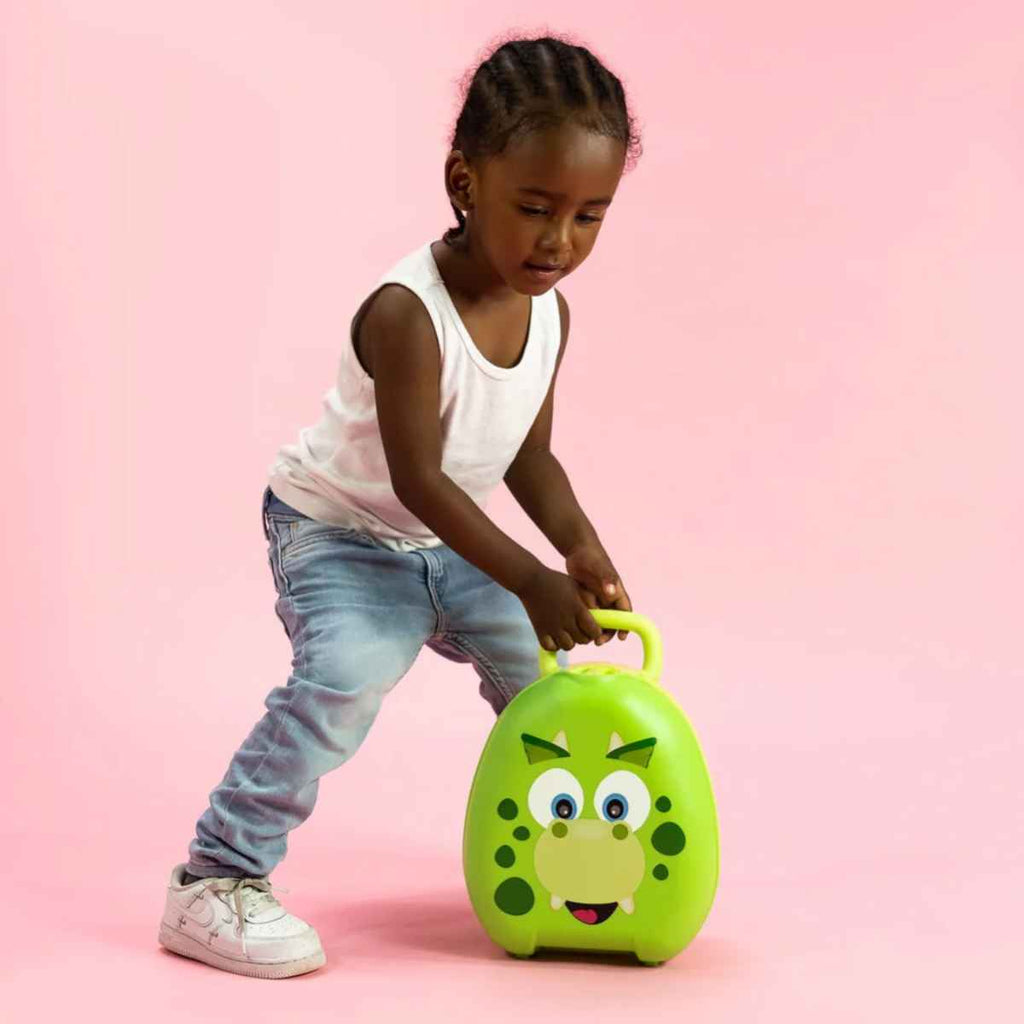 My Carry Potty | Kid With Dinosaur Carry Potty | ChocoLoons