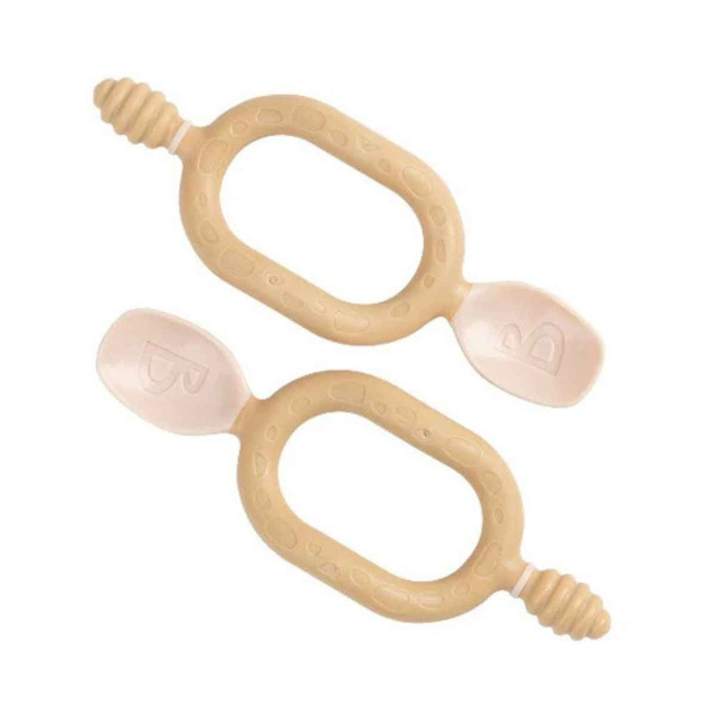 Bibado | Dippit Baby Weening Spoons | 2 Pack | Fawn | ChocoLoons