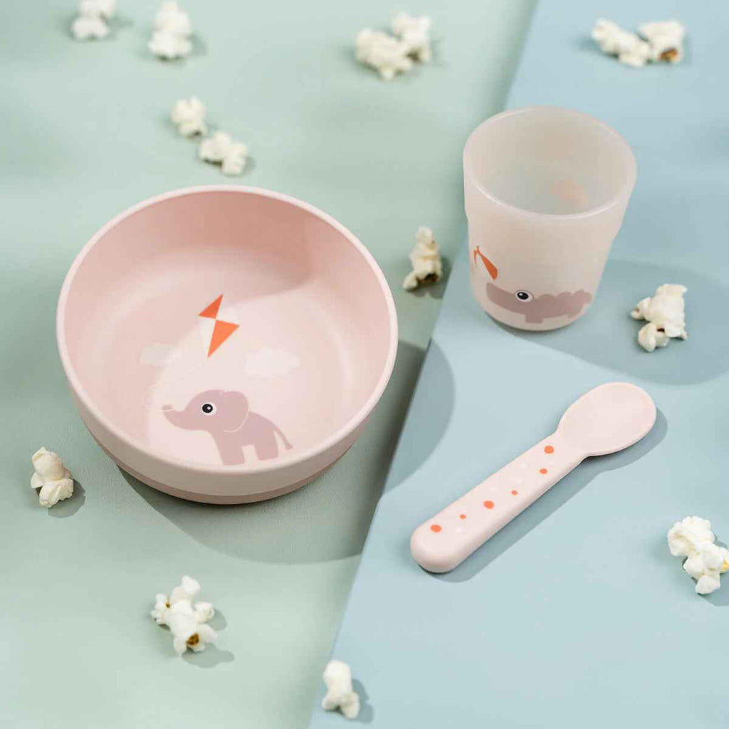 Done by Deer | Foodie First Meal Set | Playground | Powder | Pink | ChocoLoons