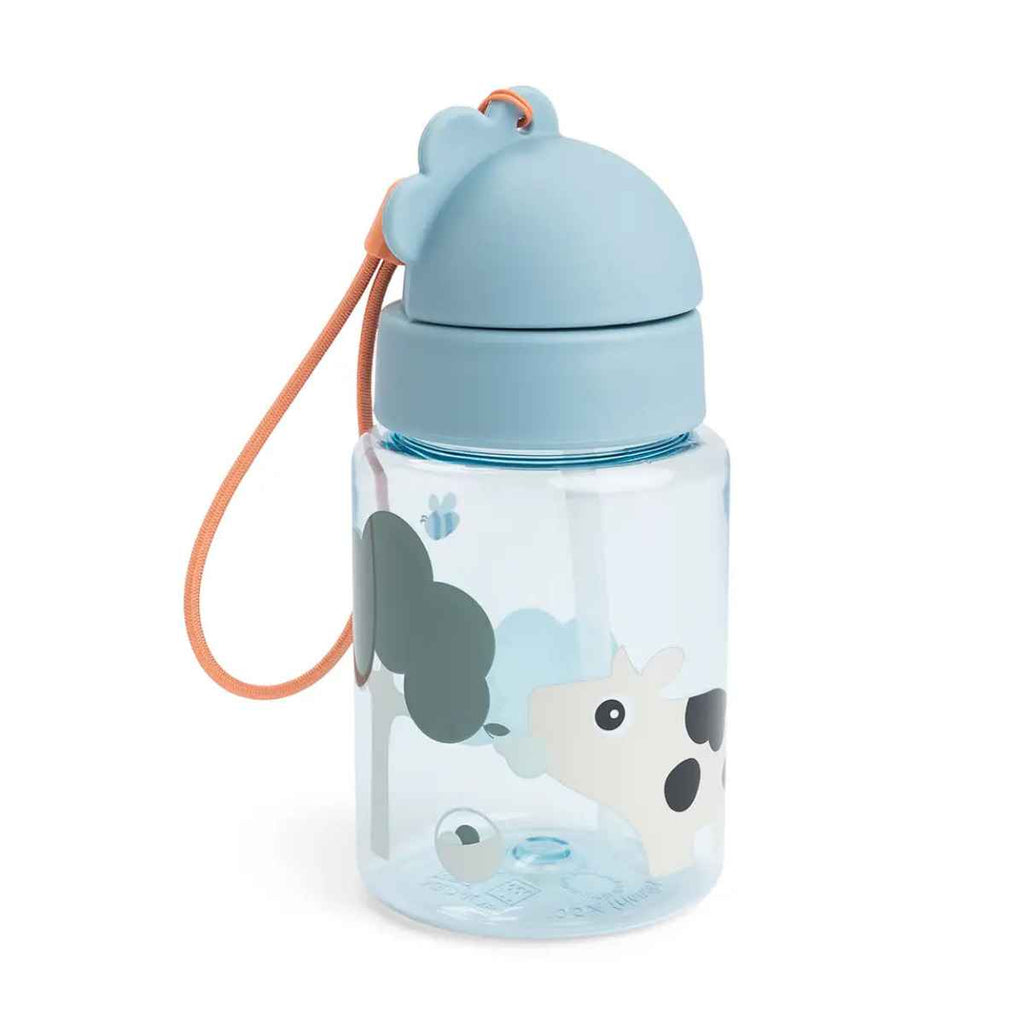 Done by Deer | Straw Bottle | Tiny Farm | Blue | Closed | ChocoLoons