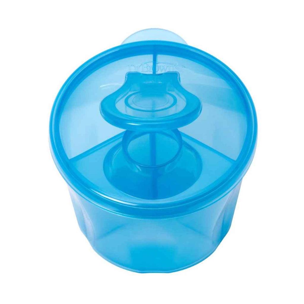 Dr. Brown's | Option's Milk Powder Dispenser | Blue | Open | ChocoLoons