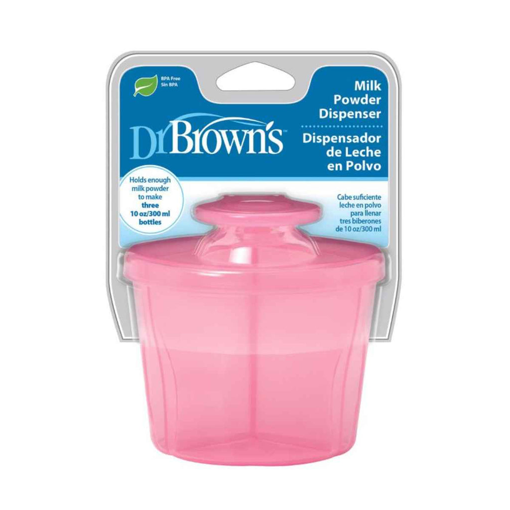Dr. Brown's | Option's Milk Powder Dispenser | Pink | In Packaging | ChocoLoons
