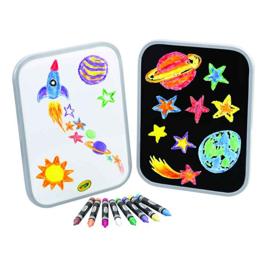 Crayola | Dual-Sided Dry Erase Board Set | Both Sides | ChocoLoons