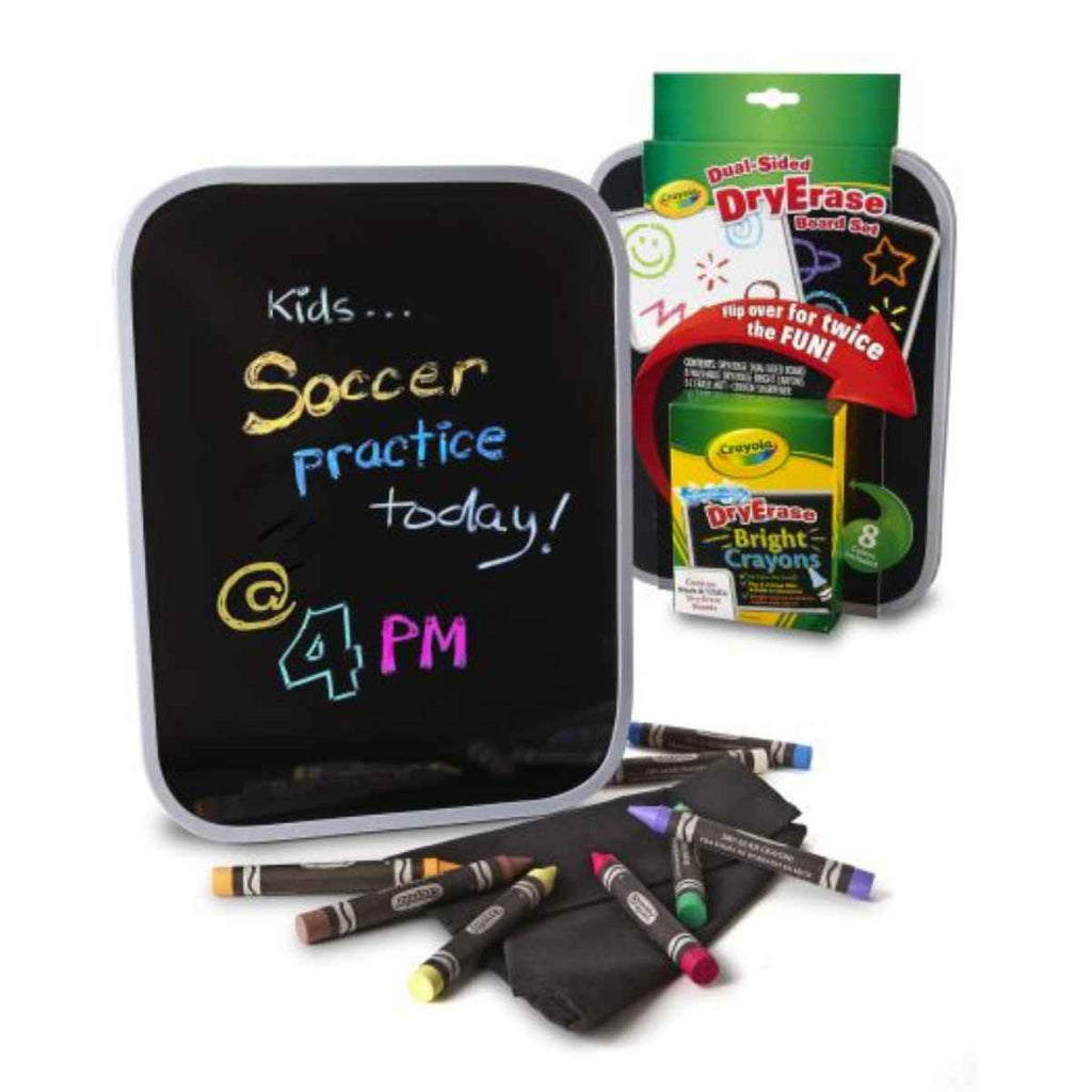 Crayola | Dual-Sided Dry Erase Board Set | ChocoLoons