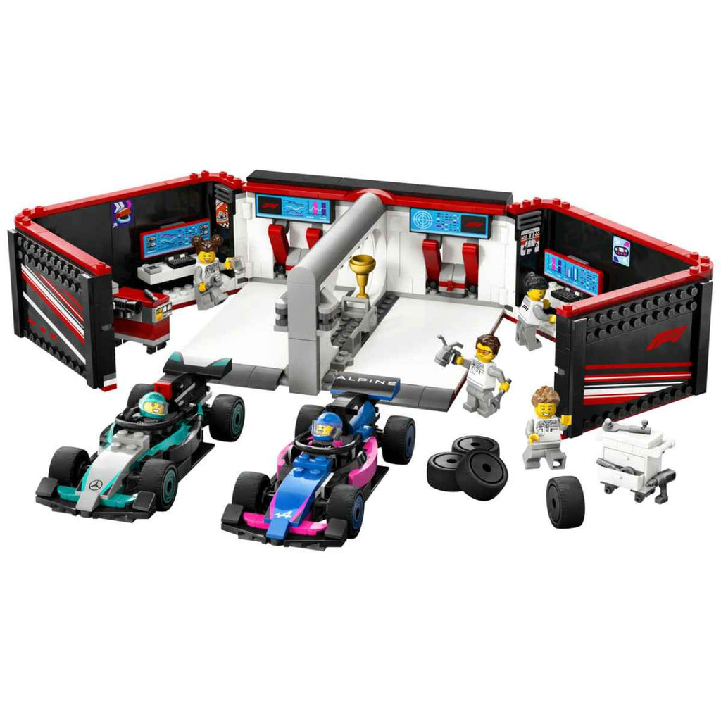 LEGO | City | F1® Garage & Mercedes-AMG & Alpine Cars | Open | ChocoLoons