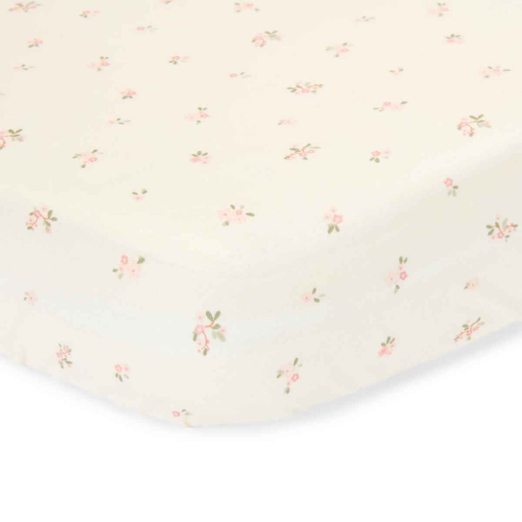 Little Dutch | Fitted Cot Sheet | Fairy Blossom | ChocoLoons