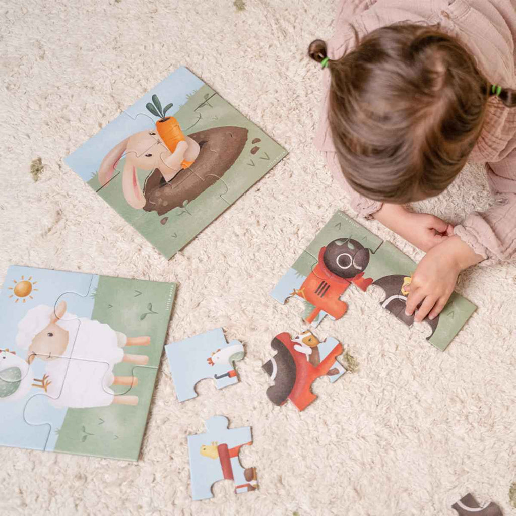 Little Dutch | Girl Playing With Puzzles | ChocoLoons