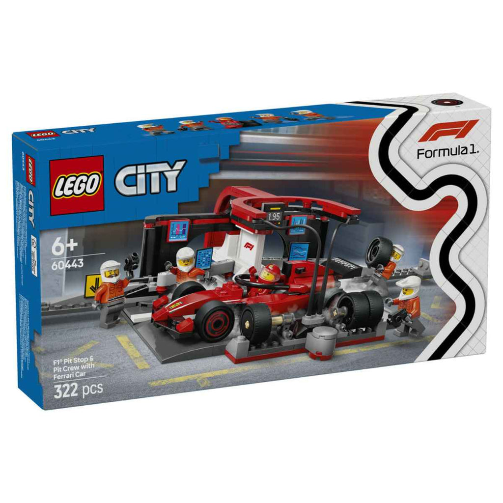 LEGO | City | F1® Pit Stop & Pit Crew With Ferrari Car Set | ChocoLoons