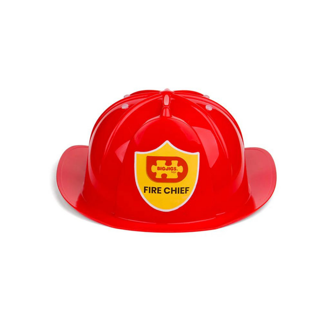 Bigjigs Toys | Red Firefighter Helmet | ChocoLoons