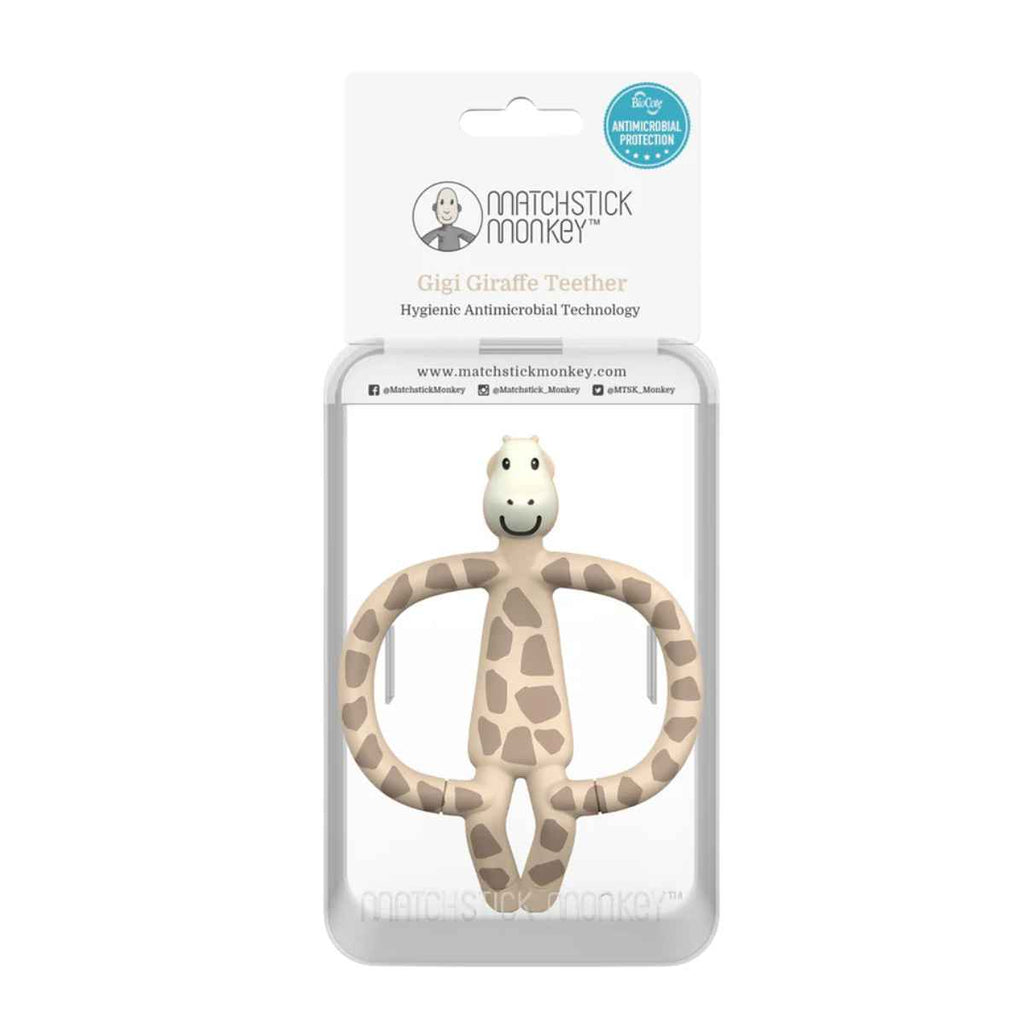 Matchstick Monkey | Gigi Giraffe Baby Teether | In Box | ChocoLoons