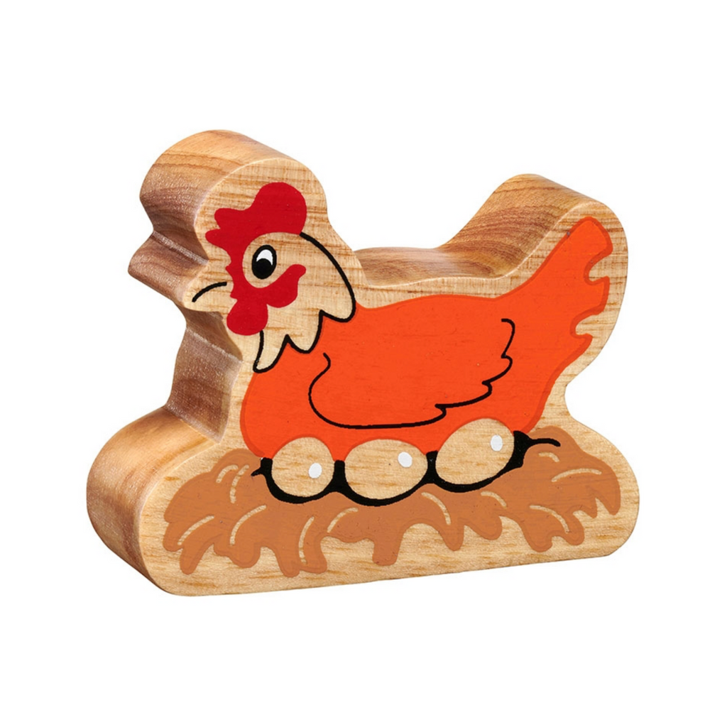 Lanka Kade | Orange Hen On The Nest | Wooden | ChocoLoons