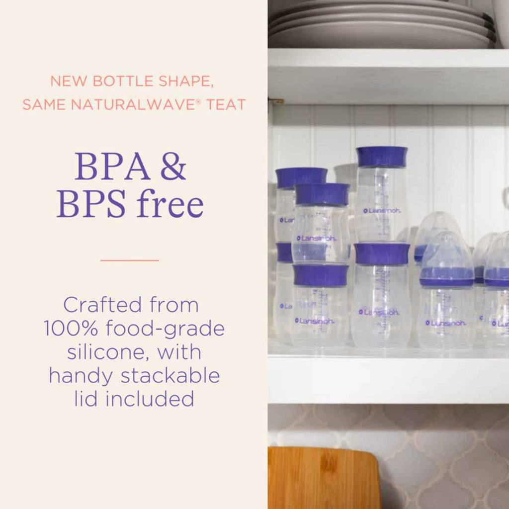 Lansinoh | Feeding Bottles 240ml | 100% Food Grade Silicone | ChocoLoons