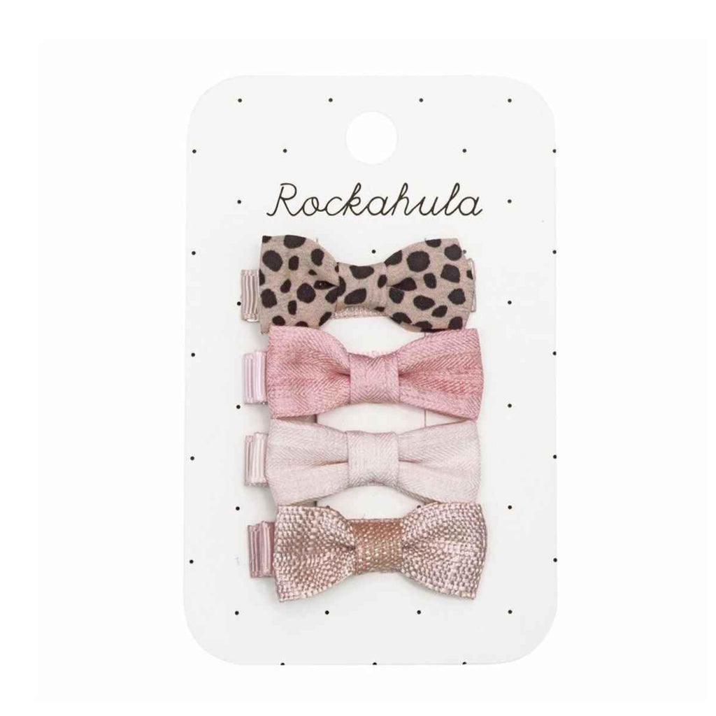 Rockahula Kids | Leopard Mini Bow Clip Set | ChocoLoons