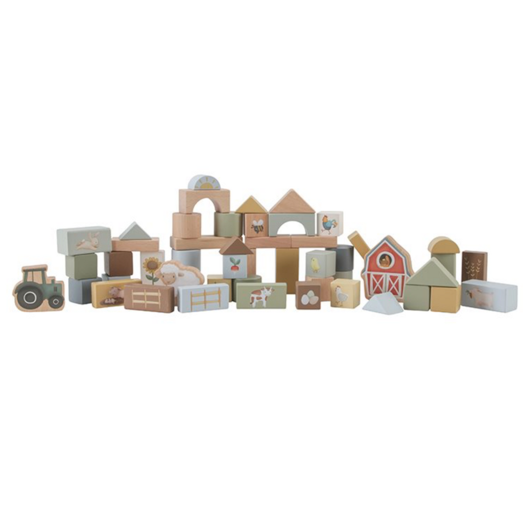 Little Dutch | Little Farm Building Blocks | ChocoLoons