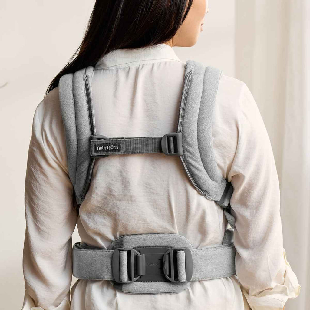 BabyBjörn | Baby Carrier Harmony | Light Grey | Back Straps | ChocoLoons