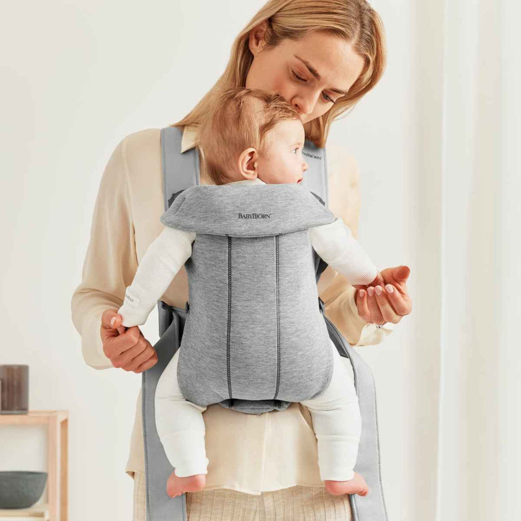 BabyBjörn | Baby Carrier Mini | Light Grey | 3D Jersey | ChocoLoons