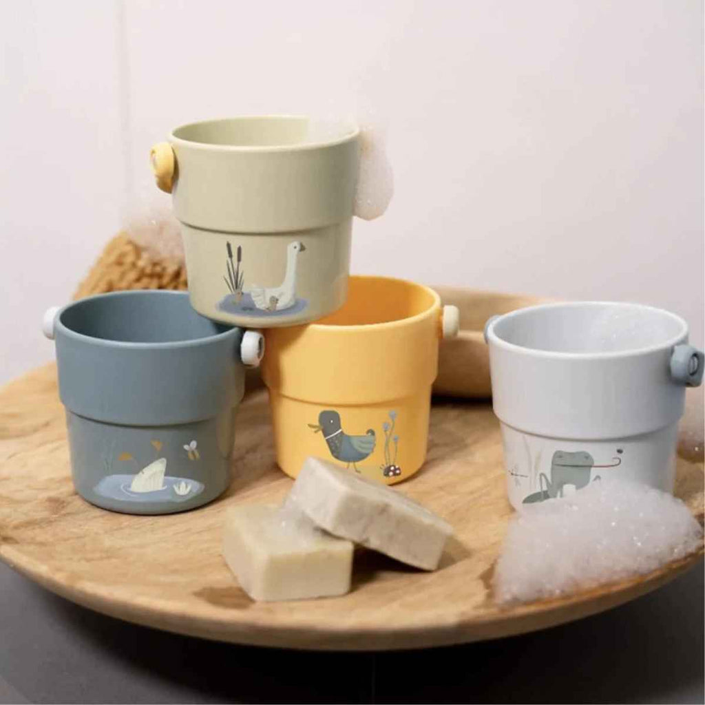Little Dutch | Bath Cups Covered In Bubbles | ChocoLoons