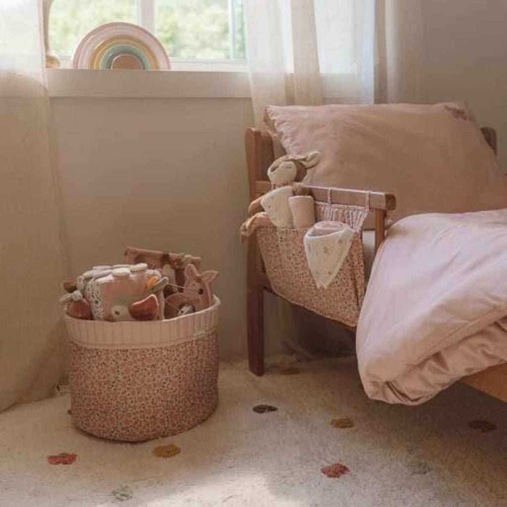 Little Dutch | Quilted Storage Basket Large Beside Bed | ChocoLoons