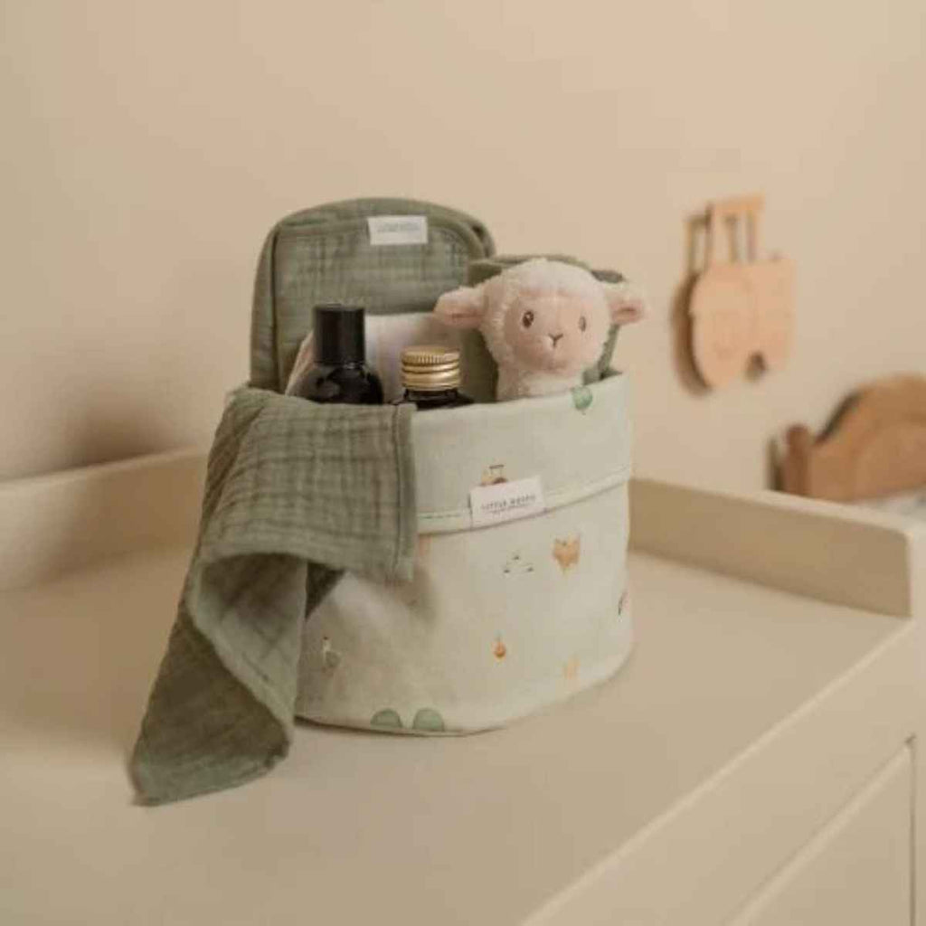 Little Dutch | Little Farm Round Storage Basket | ChocoLoons