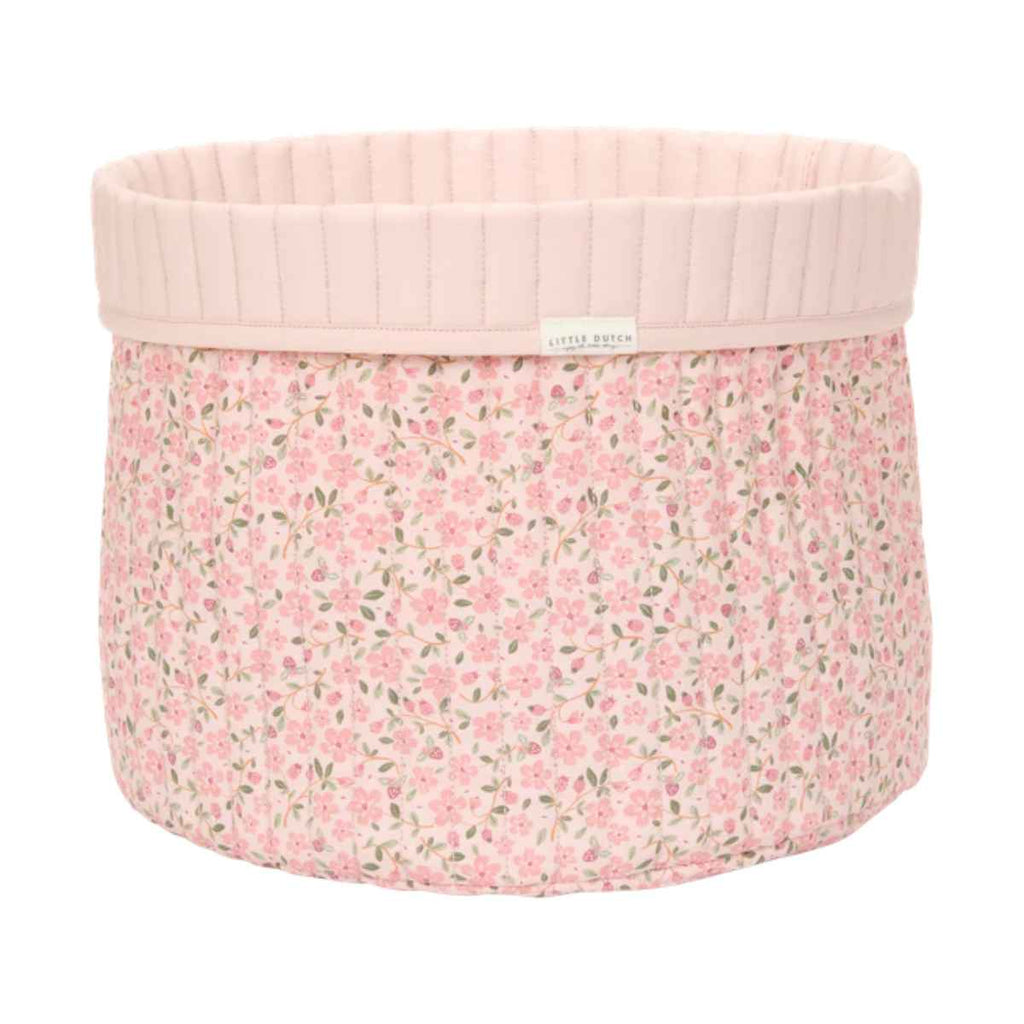 Little Dutch | Quilted Storage Basket Large | Fairy Floral | ChocoLoons