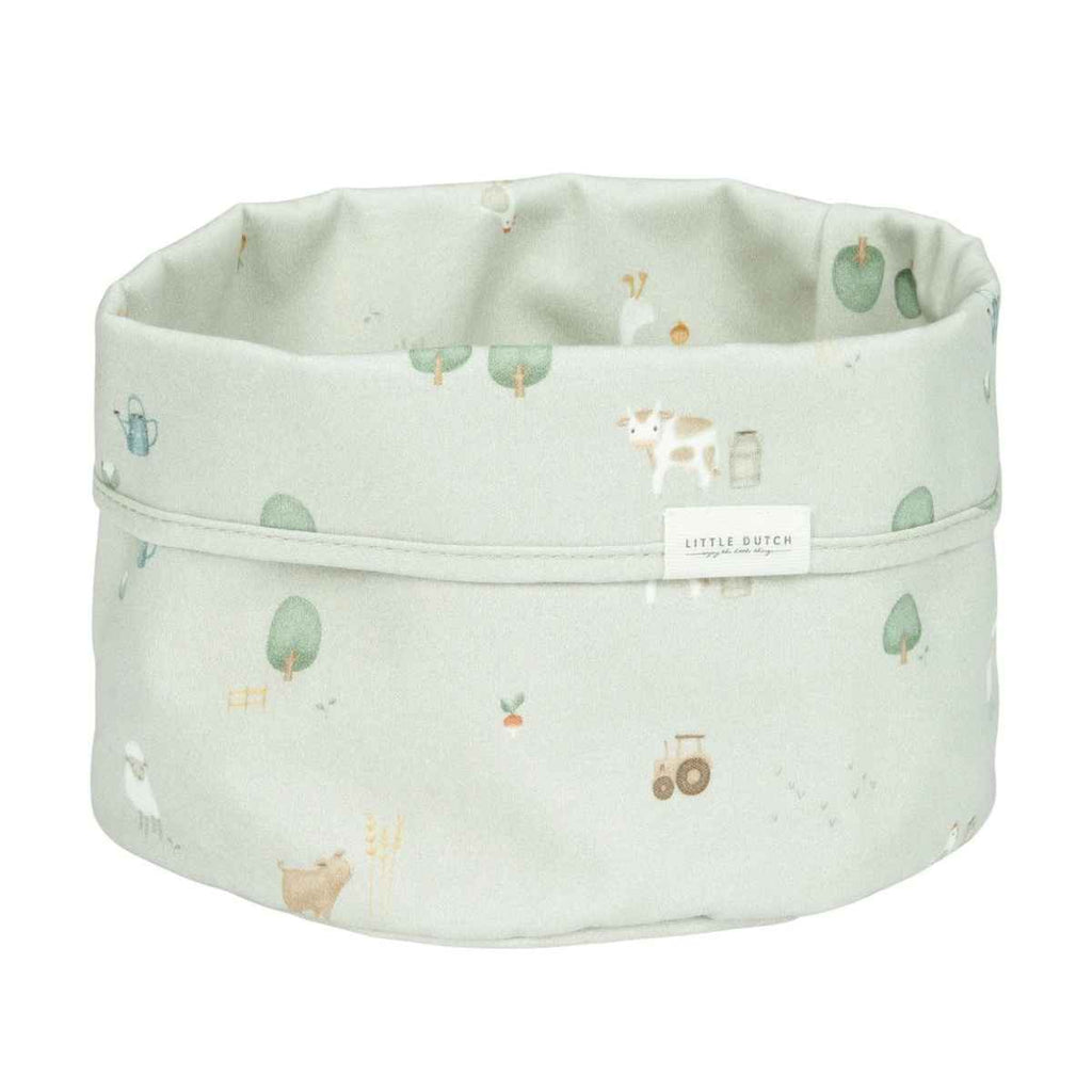 Little Dutch | Storage Basket Round | Little Farm | ChocoLoons