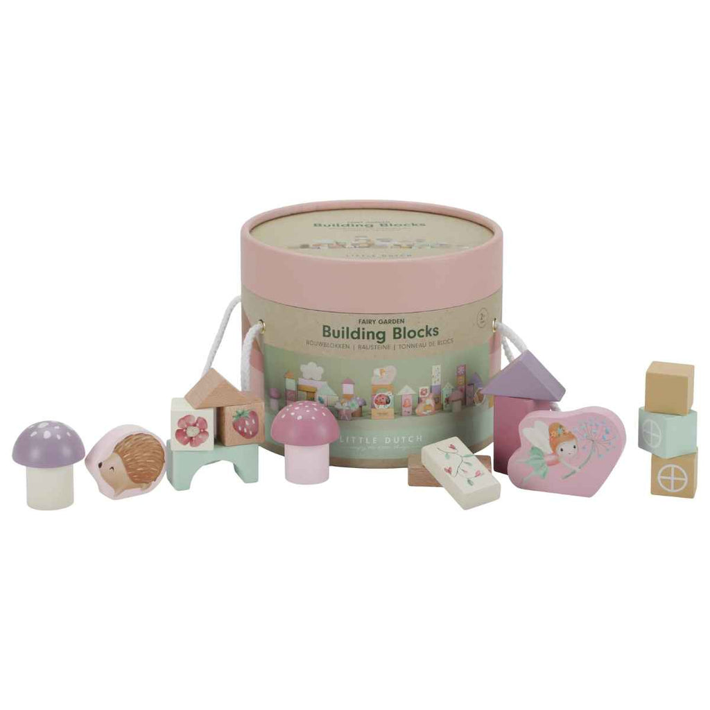 Little Dutch | Building Blocks FSC With Box | Fairy Garden | ChocoLoons