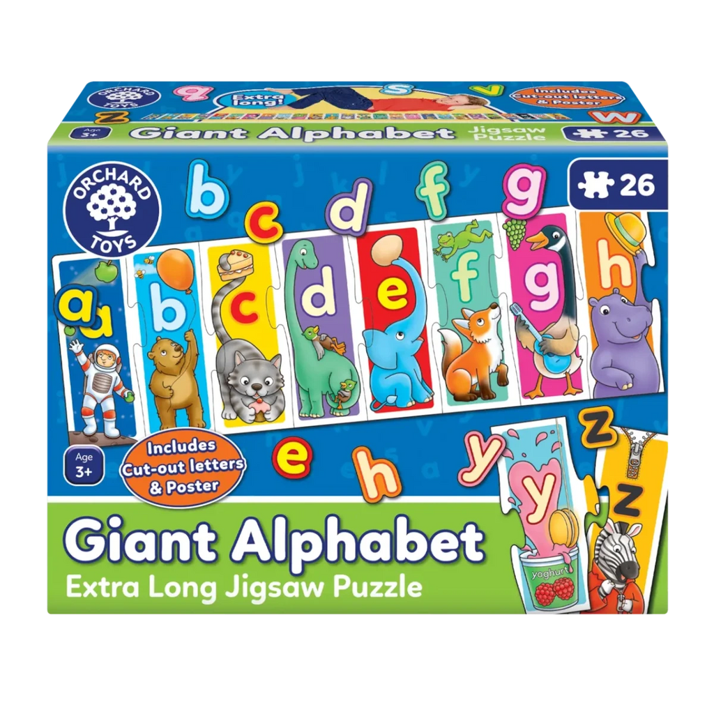 Orchard Toys | Giant Alphabet Puzzle | Front Cover |  ChocoLoons