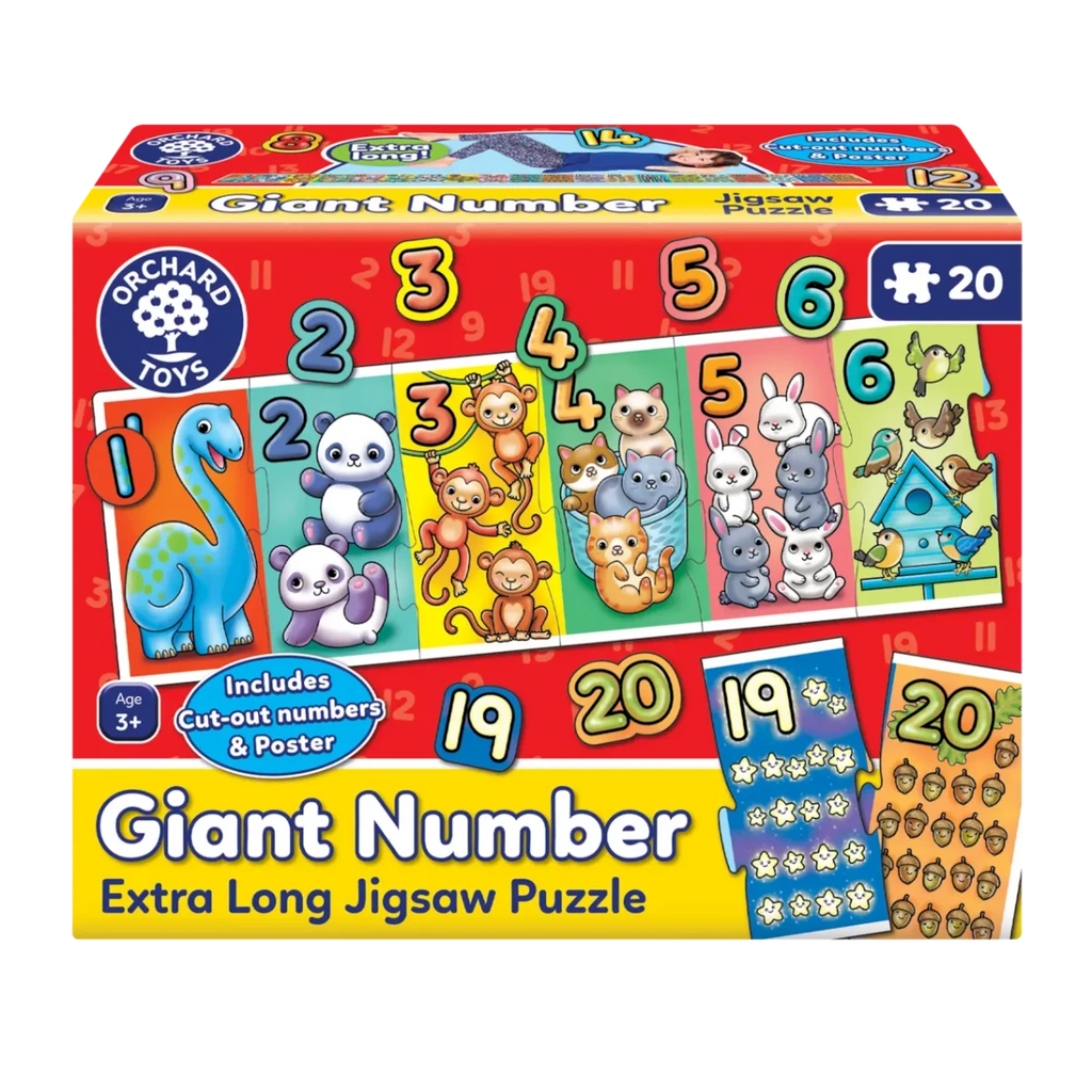 Orchard Toys | Giant Number Puzzle | Front Cover | ChocoLoons
