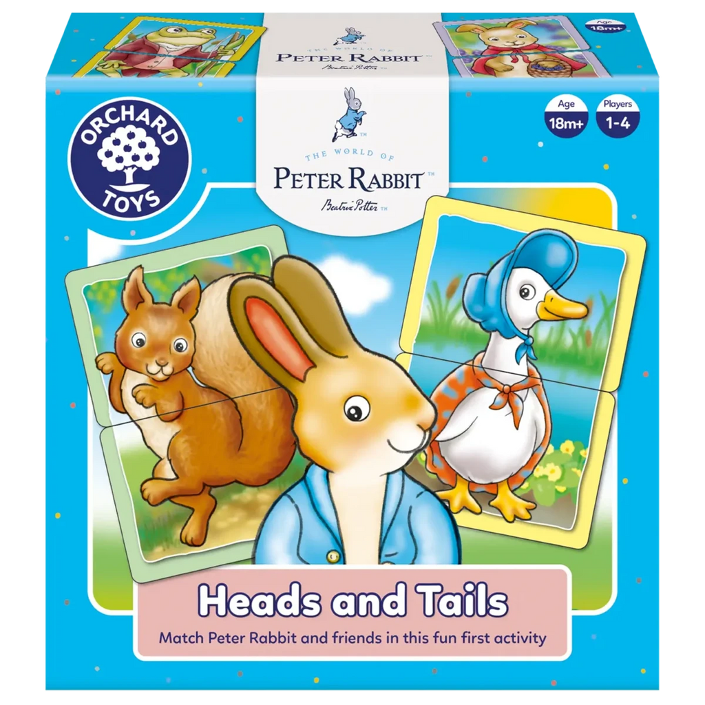 Orchard Toys | Peter Rabbit | Heads & Tails Game | ChocoLoons