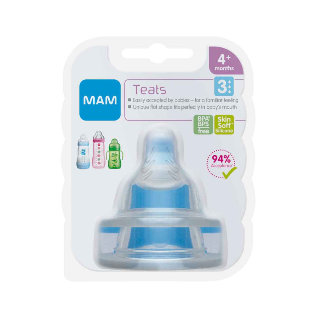 MAM | SkinSoft Silicone Teat | Fast Flow | In Box | ChocoLoons