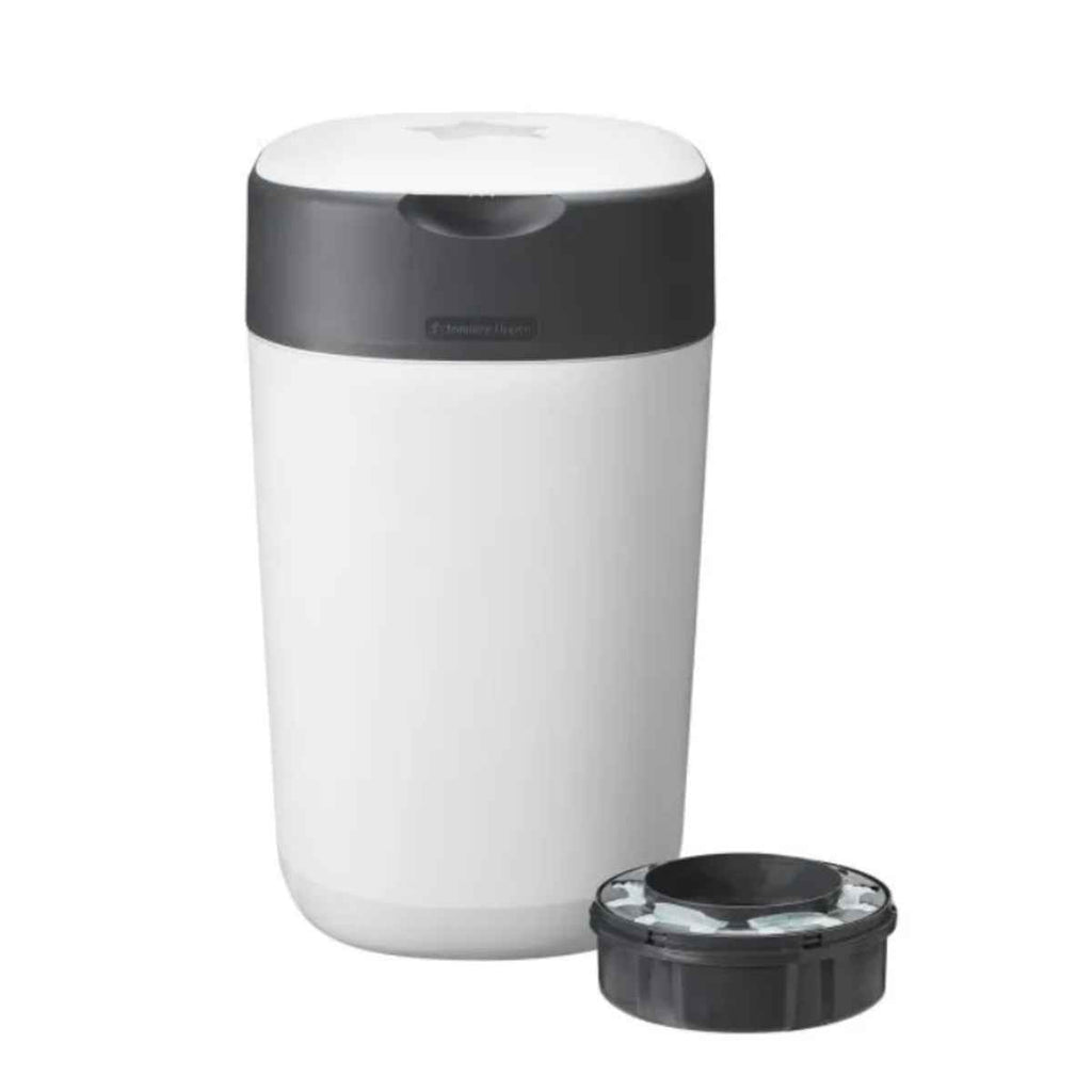 Tommee Tippee | Twist & Click Nappy Disposal Bin | White | ChocoLoons
