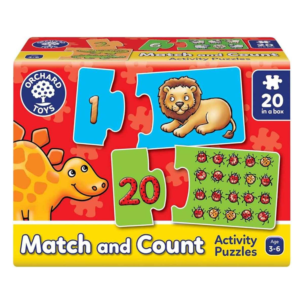 Orchard Toys | Match and Count Activity Puzzle | ChocoLoons