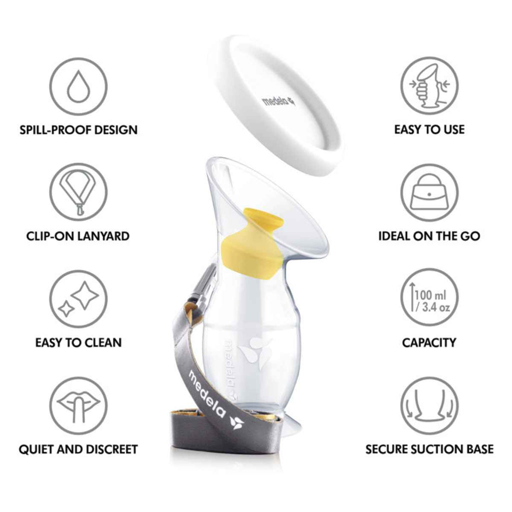 Medela | Silicone Breast Milk Collector | Features | ChocoLoons