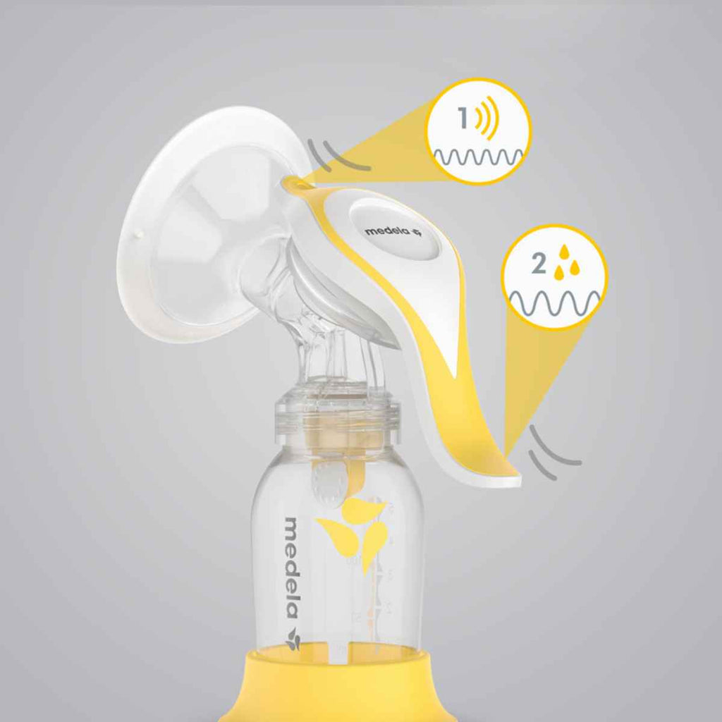 Medela | Harmony Flex Manual Breast Pump | Features | ChocoLoons