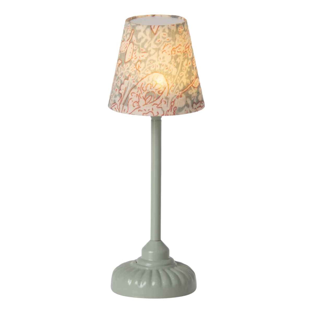 Maileg | Mint Vintage Floor Lamp | Lit Up | ChocoLoons