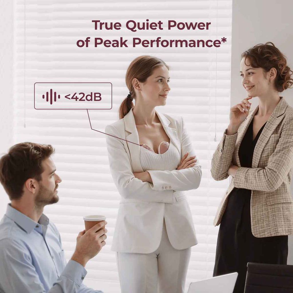 Momcozy | Mobile Flow™ Hands-Free | Breast Pump | Quiet | ChocoLoons