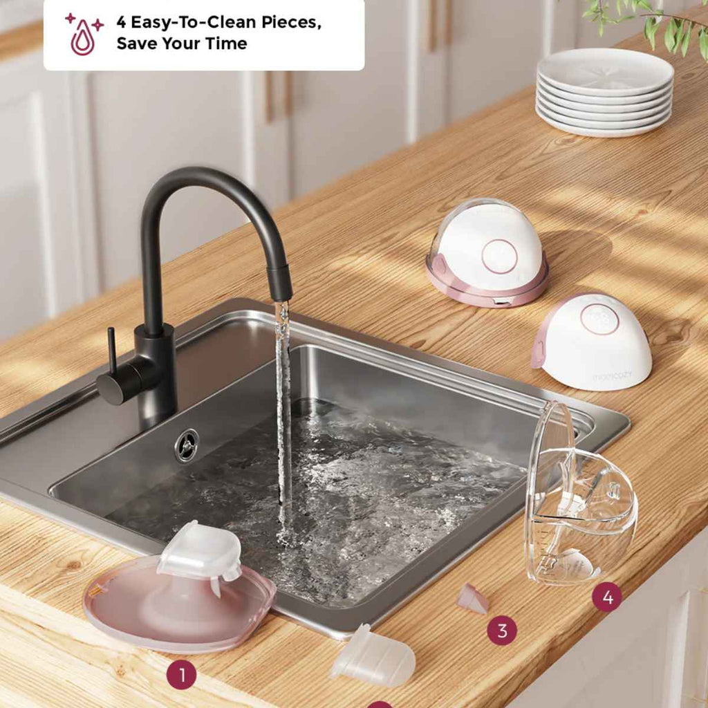 Momcozy | Mobile Style™ Hands-free Slim Breast Pump | Easy To Clean | ChocoLoons