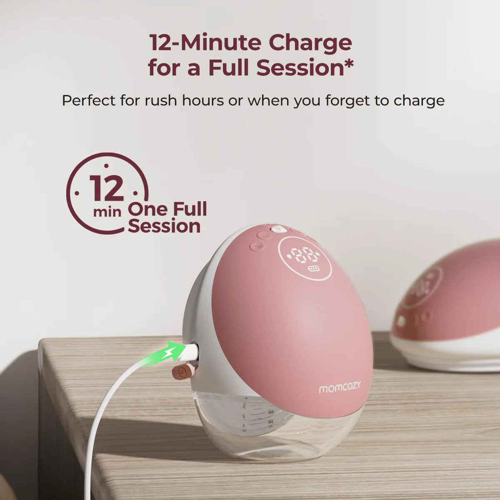 Momcozy | Mobile Flow™ Hands-Free Breast Pump | Charging | ChocoLoons